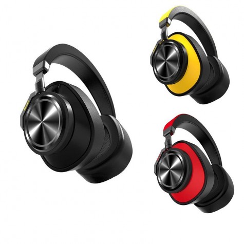 Casti Wireless Bluedio T6 Stereo, Bass Hi Fi, Anularea zgomotelor, USB Tip C, Bluetooth, Microfon, Handsfree, Control Volum