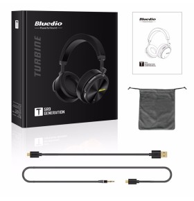 Casti Wireless Stereo Bluedio T5, Anularea zgomotelor, Tip C, Bluetooth, Microfon, Extra Bass