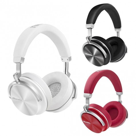 Casti Bluetooth Bluedio T4 Bluetooth 4.2, Wireless, Stereo, microfon incorporat, active noise cancellation, usb tip C
