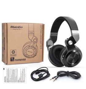 Casti Bluetooth Bluedio T2 Bluetooth 4.1, Wireless, Stereo, Microfon incorporat, Conectarea a doua telefoane