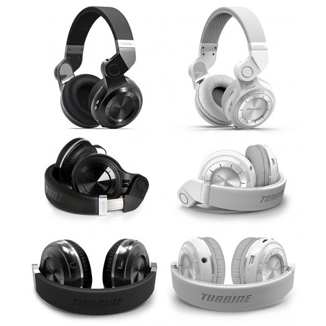 Casti Bluetooth Bluedio T2 Bluetooth 4.1, Wireless, Stereo, Microfon incorporat, Conectarea a doua telefoane