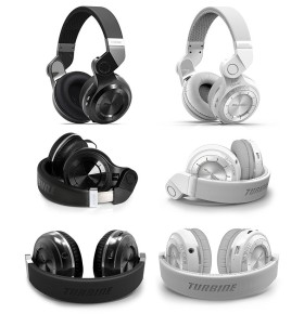 Casti Bluetooth Bluedio T2 Bluetooth 4.1, Wireless, Stereo, Microfon incorporat, Conectarea a doua telefoane