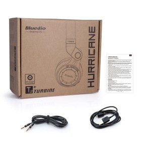 Casti Bluetooth Bluedio T2+ Bluetooth 4.1, Wireless, Stereo, microfon incorporat, microSD, FM