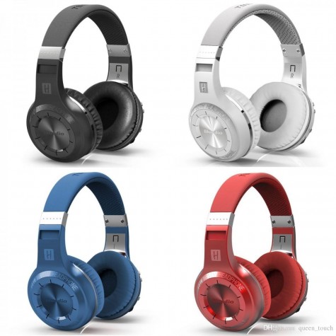 Casti Bluetooth Bluedio H+ Bluetooth 4.1, Wireless, Stereo, microfon incorporat, microSD, FM