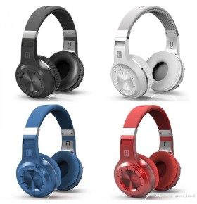 Casti Bluetooth Bluedio H+ Bluetooth 4.1, Wireless, Stereo, microfon incorporat, microSD, FM