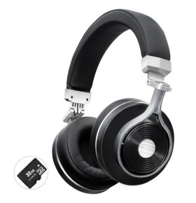 Casti Bluetooth Bluedio T3+ Bluetooth 4.1, Wireless, Stereo, microfon incorporat, microSD