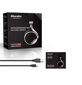 Casti Bluetoth Bluedio Vinyl Plus, Wireless, Microfon, Pliabile, Conectarea a 2 telefoane, anularea zgomotelor