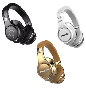 Casti Bluetooth Bluedio U (UFO), 8 difuzoare, Wireless Headphones Over-Ear PPS Cu Microfon, anularea zgomotelor