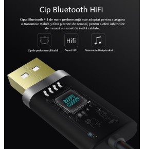 Bluedio BL Cablu Adaptor Bluetooth pentru muzica