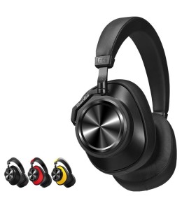 Casti Wireless Bluedio T6 Stereo, Hi Fi, Anularea zgomotelor, USB Tip C, Bluetooth, Microfon, Handsfree, Control Volum