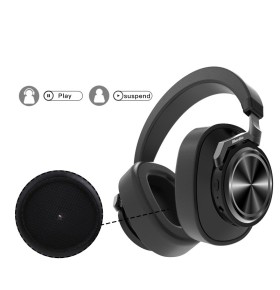 Casti Wireless Bluedio T6 Stereo, Hi Fi, Anularea zgomotelor, USB Tip C, Bluetooth, Microfon, Handsfree, Control Volum