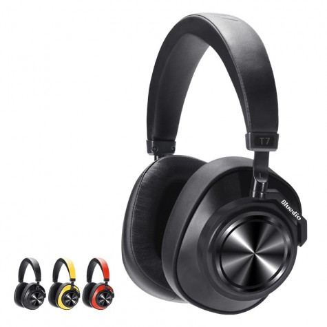 Casti Wireless Bluedio T7 Stereo, Bass Hi Fi, Anularea zgomotelor, USB Tip C, Bluetooth, Microfon, Handsfree, Control Volum