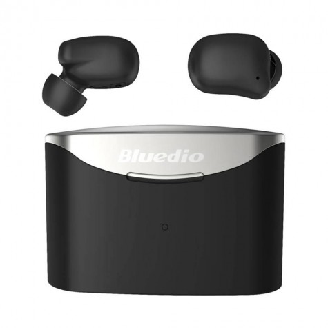 Casti in-ear Bluedio T-Elf 2 TWS cu cutie de incarcare de 650mAh, Touch control, Bluetooth 5.0, IPX6 Waterproof