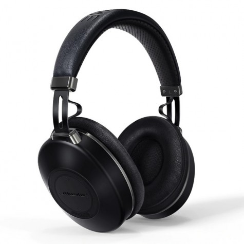 Casti wireless HiFi over-ear Bluedio H2, 113dB, Touch control, Microfon, ANC, Bluetooth v5.0, Slot memorie, Negru