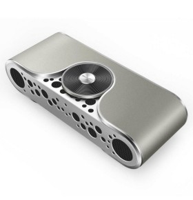 Boxa portabila Bluedio TS3 Gri, Sistem 2.1, Wireless, Bluetooth, Slot memorie, Aux, Microfon incorporat