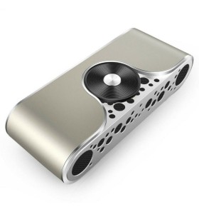 Boxa portabila Bluedio TS3 Gri, Sistem 2.1, Wireless, Bluetooth, Slot memorie, Aux, Microfon incorporat