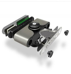 Boxa portabila Bluedio TS3 Gri, Sistem 2.1, Wireless, Bluetooth, Slot memorie, Aux, Microfon incorporat