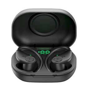 Casti wireless in-ear cu carlig flexibil Bluedio S6 TWS cu cutie de incarcare