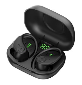 Casti wireless in-ear cu carlig flexibil Bluedio S6 TWS cu cutie de incarcare
