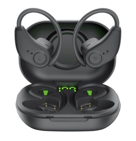 Casti wireless in-ear cu carlig flexibil Bluedio S6 TWS cu cutie de incarcare