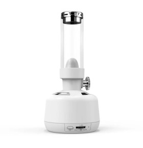 Boxa wireless portabila cu aromaterapie Bluedio FS Alb, Iluminare, Bluetooth 5, Slot memorie, Microfon incorporat, Aplicatie