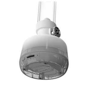 Boxa wireless portabila cu aromaterapie Bluedio FS Alb, Iluminare, Bluetooth 5, Slot memorie, Microfon incorporat, Aplicatie